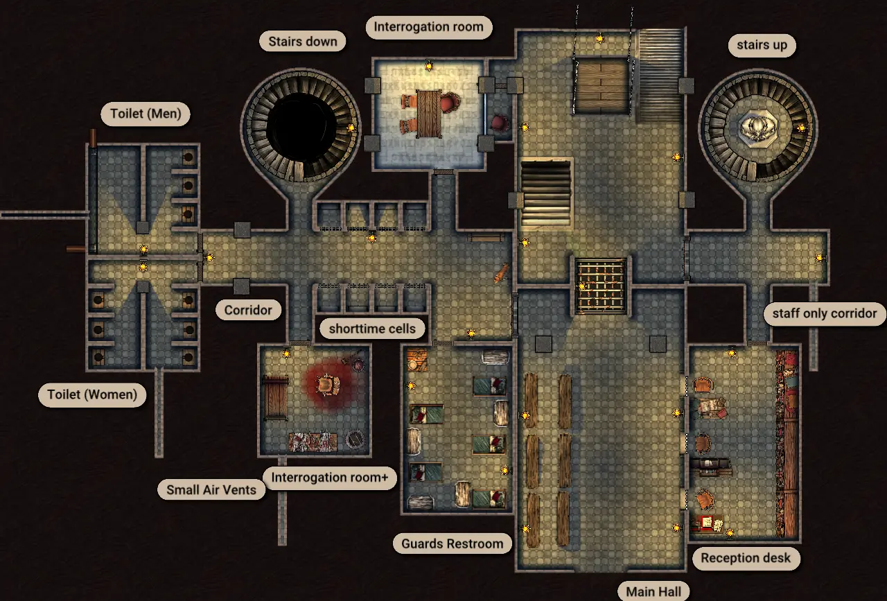 Map: Dwarven Hall of Khazad Dum (48x29) : r/DungeonMasters