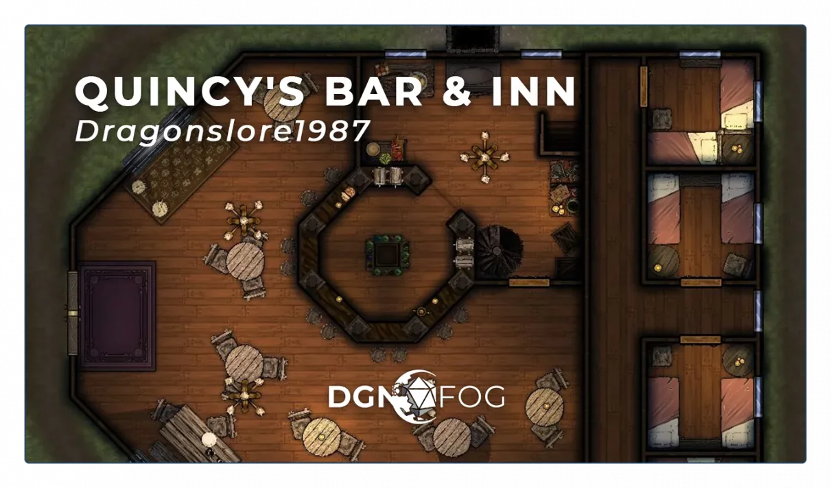 fantasy tavern map